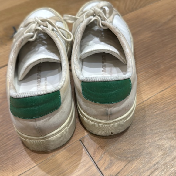 Common Projects White and Green Retro 70s Low Sneakers - Picture 9 of 10